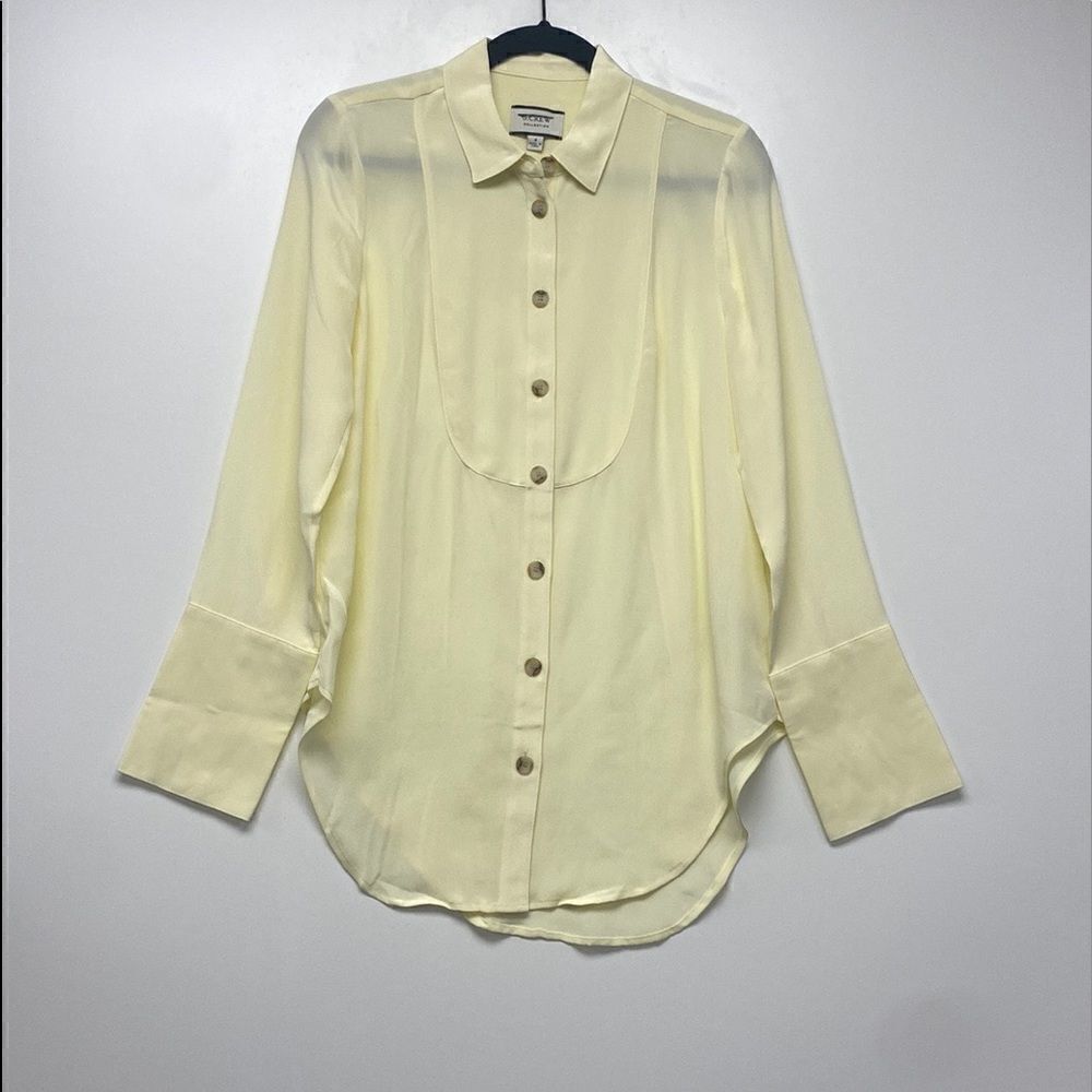 J. Crew Collection silk tuxedo tunic